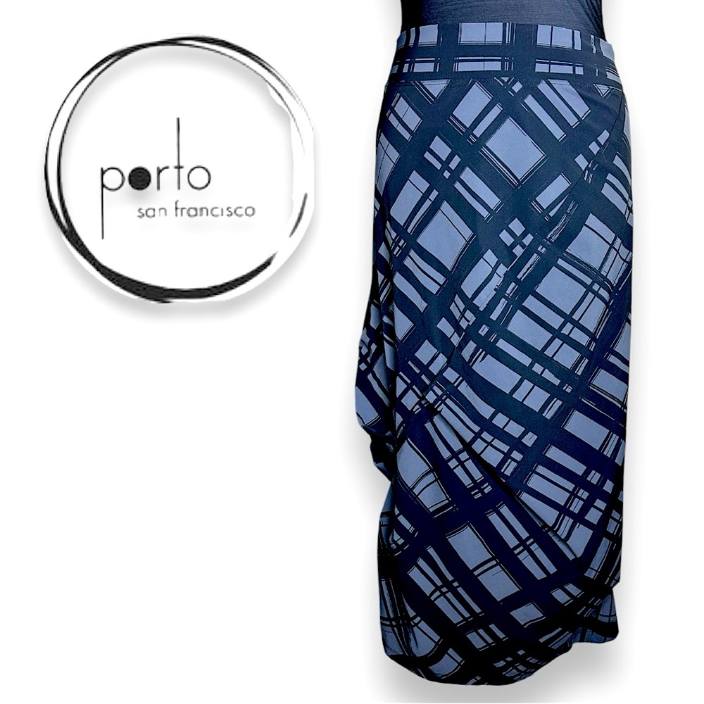 Blue Plaid Women's Skirt
